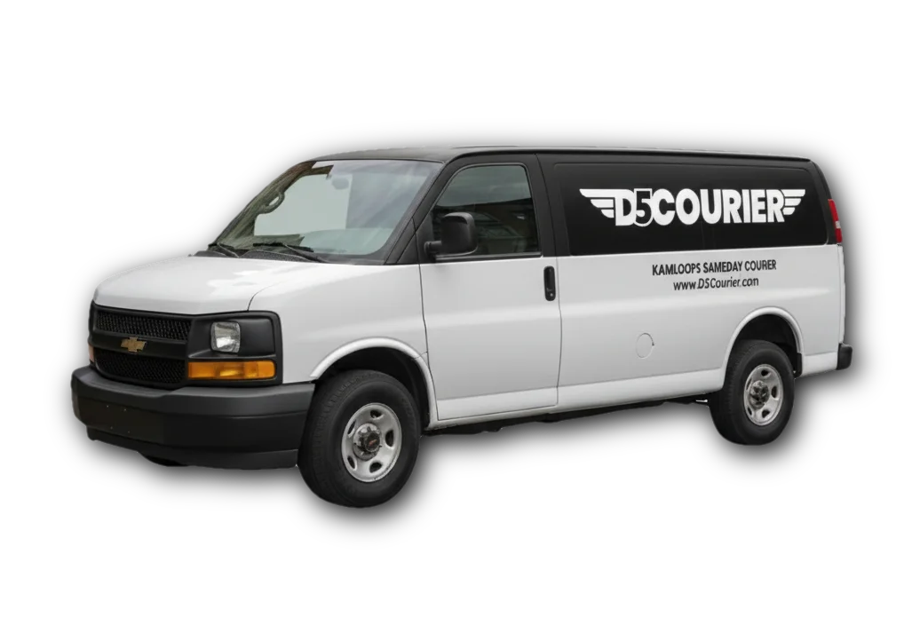 D5Courier van ready for same-day delivery
